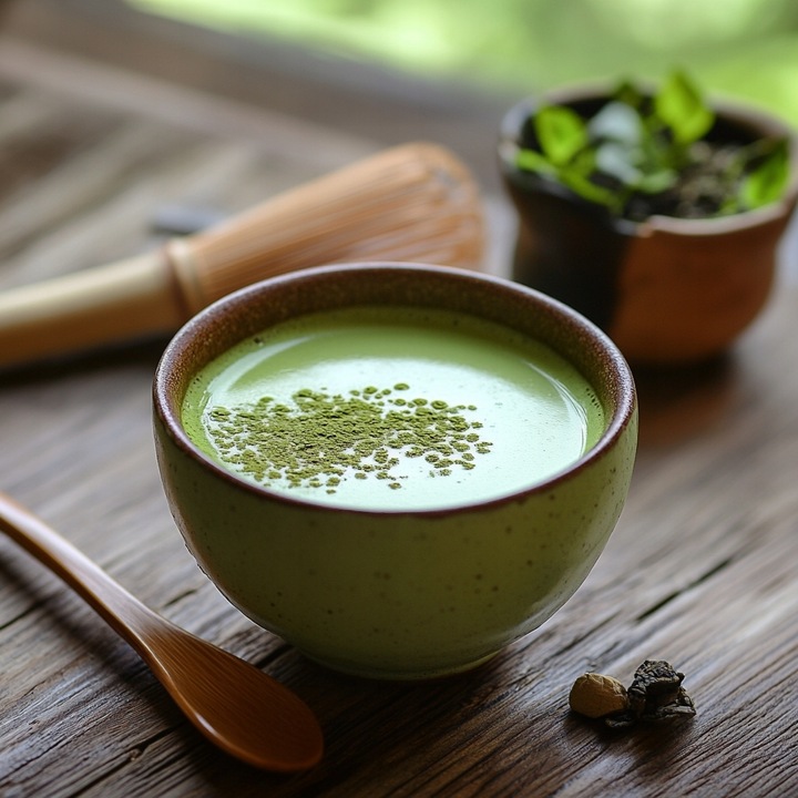 Zestaw Do Herbaty Matcha Japoński Bio 100g z Miotełką Chasen Bambusową