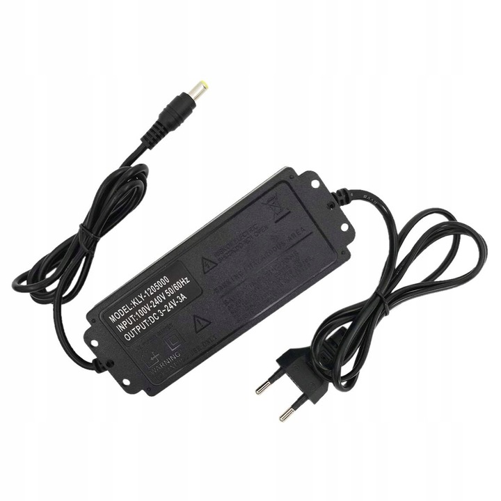 Zasilacz uniwersalny regulowany DC 3-24V 3A Potencjometr AC 100-240V
