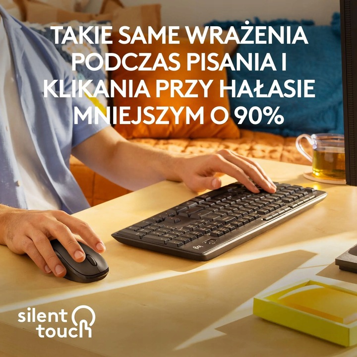 Zestaw LOGITECH MK295 Silent Wireless Combo Klawiatura + Mysz