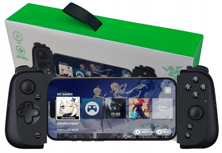 MOBILNY KONTROLER PAD DO SMARTFONA RAZER KISHI V2 USB C IPHONE ANDROID