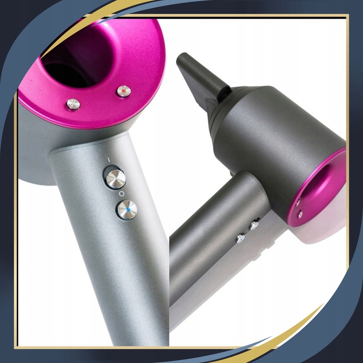 Suszarka Do Włosów Z DYFUZOREM Prezent Cicha Jonizacją Końcówki 5w1