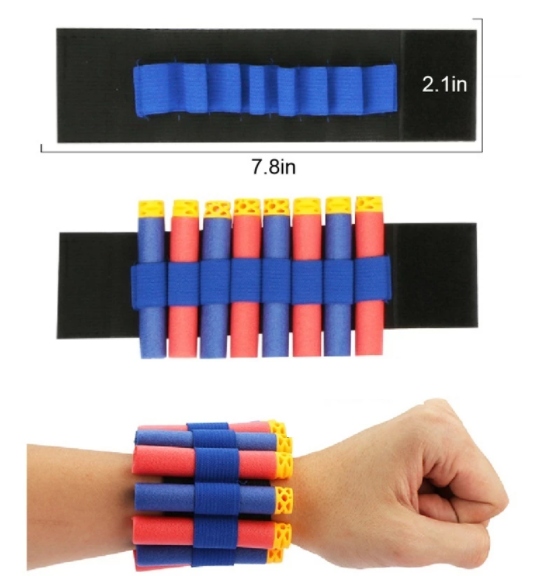 ZESTAW do NERF kamizelka STRZAŁKI MAGAZYNKI E072