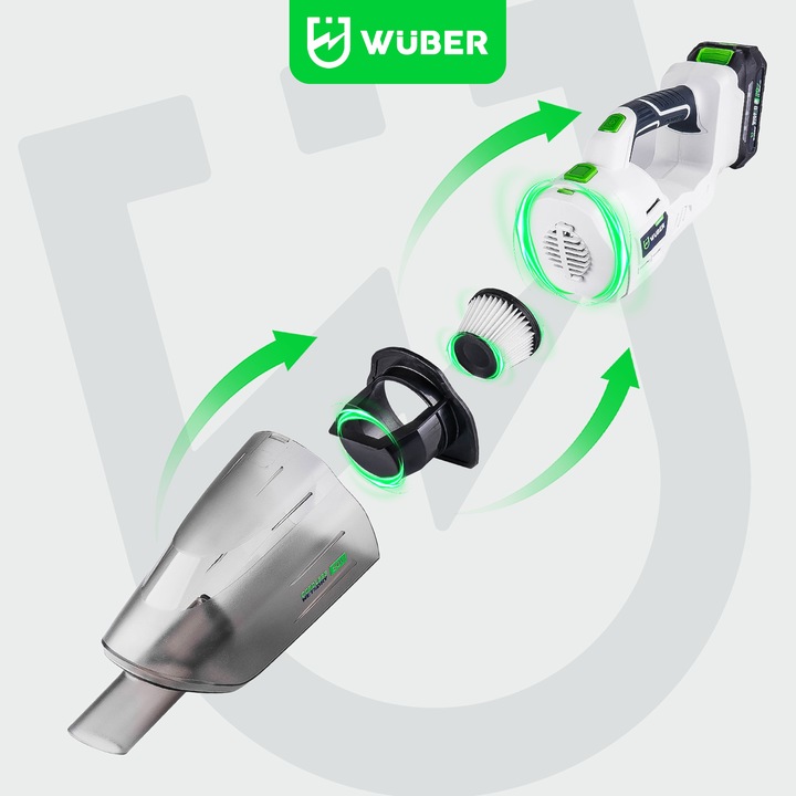 AKUMULATOROWY ODKURZACZ RĘCZNY PIONOWY 2W1 SAMOCHODOWY BEZPRZEWODOWY