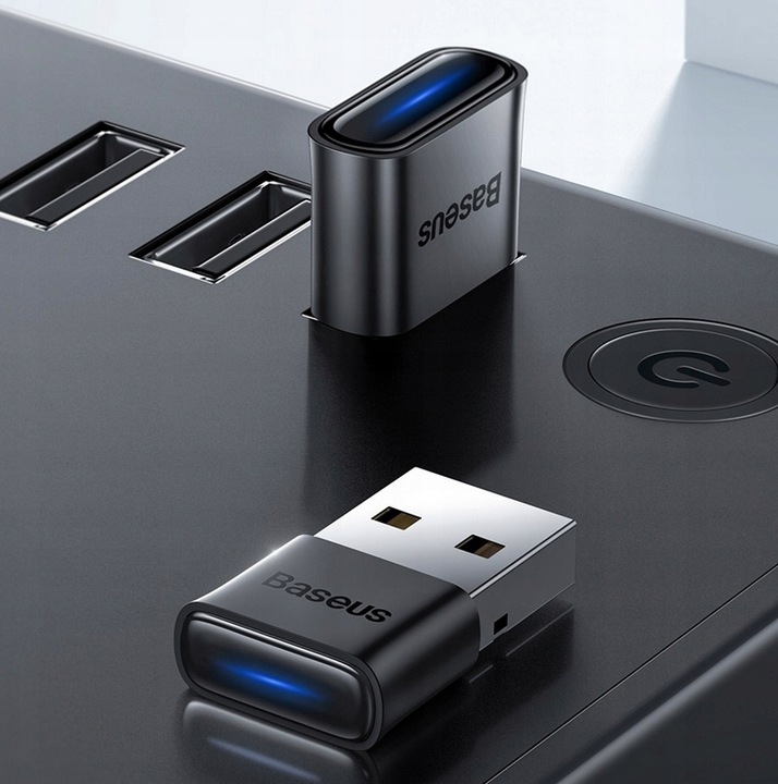 ADAPTER USB BLUETOOTH 5.1 BASEUS MINI ODBIORNIK NADAJNIK DO KOMPUTERA