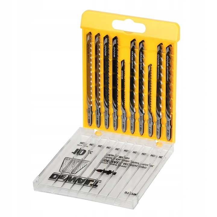 10 brzeszczotów drewno do wyrzynarki DeWALT DT2290