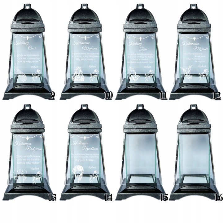 Prezent ZNICZ KAPLICZKA Na Grób dla Babci DZIADKA Dziadków z grawerem