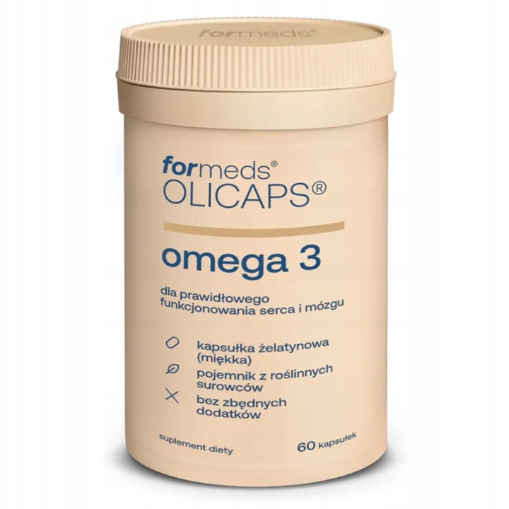 OLICAPS Omega 3 60 kaps. FORMEDS na serce krążenie mózg wzrok olej rybi