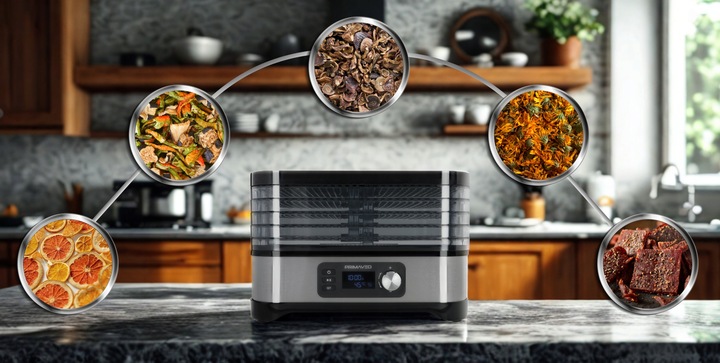 Suszarka do Grzybów Owoców Warzyw Spożywcza Termoobieg SMART 6 Sit