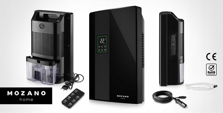 DUŻY OSUSZACZ POWIETRZA POCHŁANIACZ WILGOCI OCZYSZCZACZ XXL CICHY +