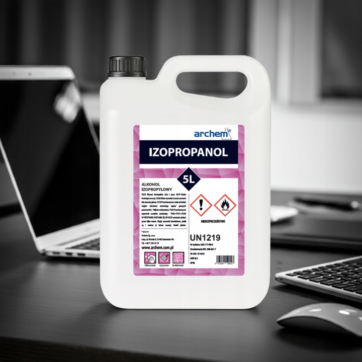 Alkohol Izopropylowy 99,9% IPA 5L Izopropanol czyszczenie Elektroniki,