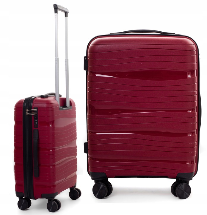 WALIZKA MAŁA NIEZNISZCZALNA KABINOWA RGL 4 PODWÓJNE KÓŁKA POLIPROPYLEN