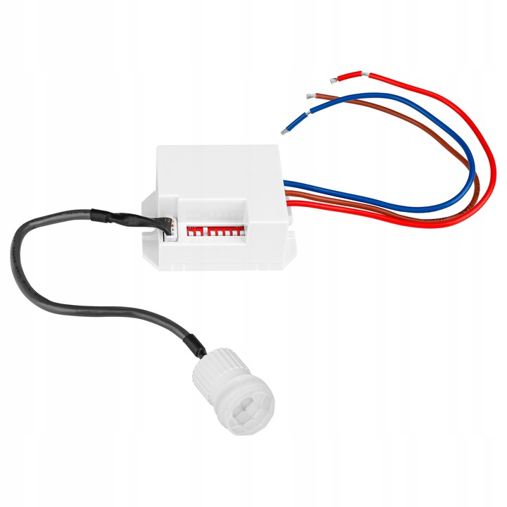 Czujnik RUCHU zmierzchu LED sensor PIR z kablem na podczerwień