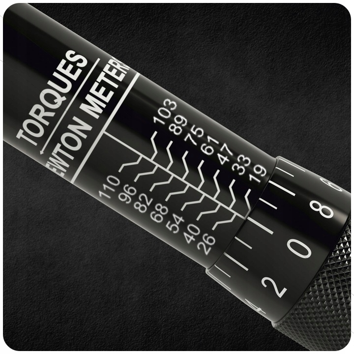 KLUCZ DYNAMOMETRYCZNY Z BLOKADĄ BLOKADA 3/8 " 19-110nm DWUKIERUNKOWY Z