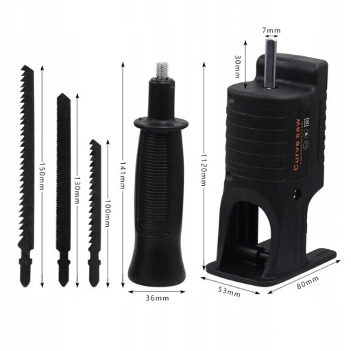 PRZYSTAWKA PIŁA SZABLASTA BRZESZCZOT ADAPTER DO WIERTARKI WKRĘTARKI