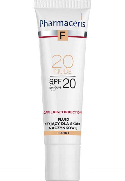 Pharmaceris F fluid naczynkowa 20 NUDE podkład do twarzy 30 ml