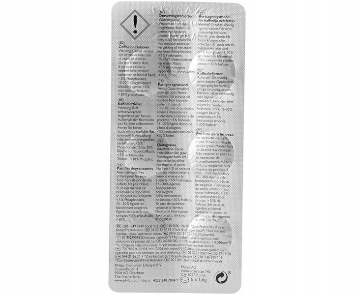 Tabletki Czyszczące do Ekspresu do kawy | CA6704/10 Philips Saeco |