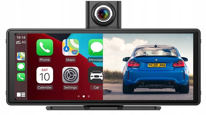 STACJA MULTIMEDIALNA MONITOR RADIO SAMOCHODOWE ANDROID AUTO CARPLAY