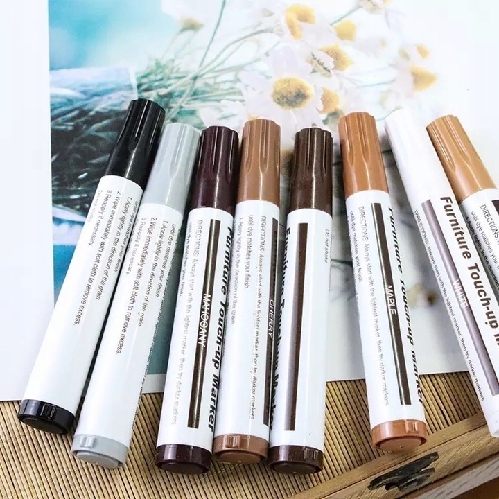 ZESTAW PISAKI DO MEBLI MARKERY NAPRAWCZE WOSK