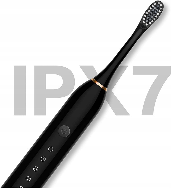 SZCZOTECZKA SONICZNA DO ZĘBÓW ELEKTRYCZNA Z MASAŻEM 4 KOŃCÓWKI 6 TRYBÓW