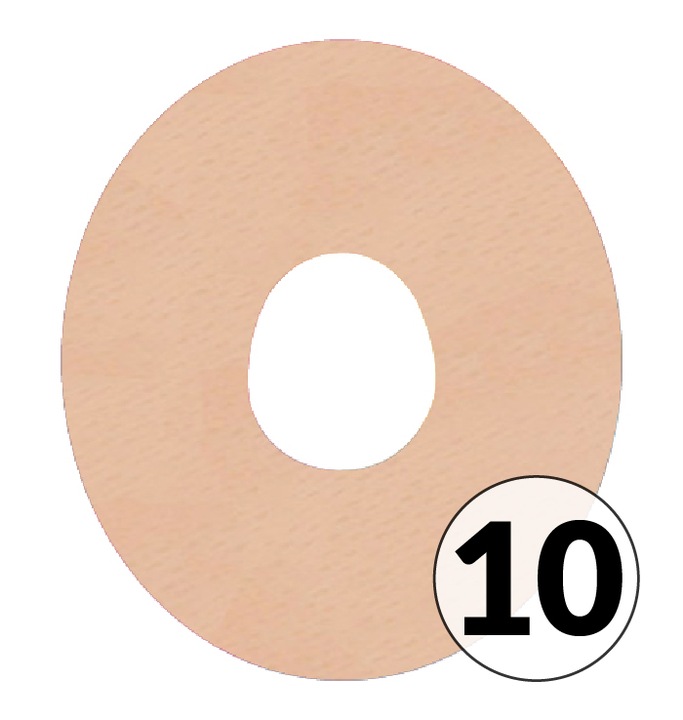 Dexcom G7 - Dexcom One+ plastry ochronne na sensor Cieliste Beżowe 10 szt.