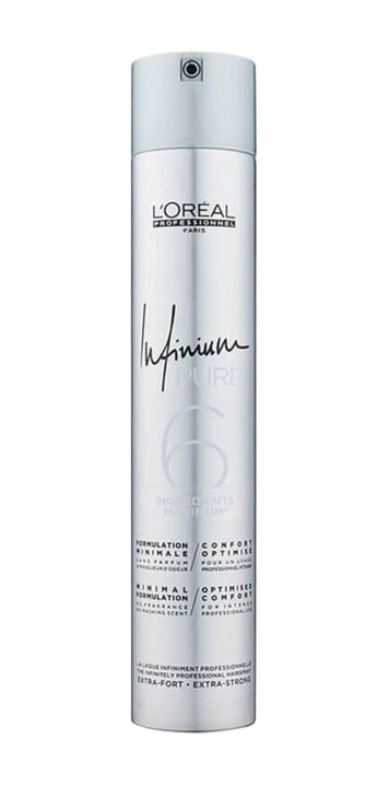 Lakier do włosów bardzo mocny L'Oréal Professionnel Infinium Pure 500 ml