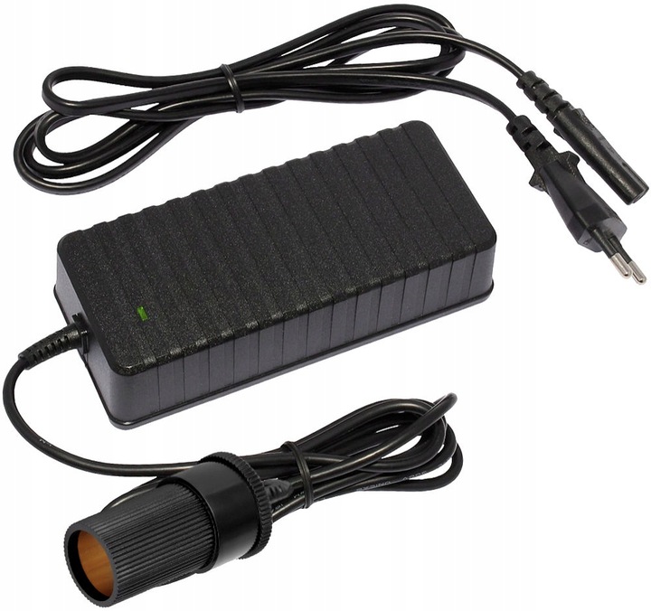 Zasilacz Przetwornica Adapter Przejściówka Gniazdo Zapalniczki 230V