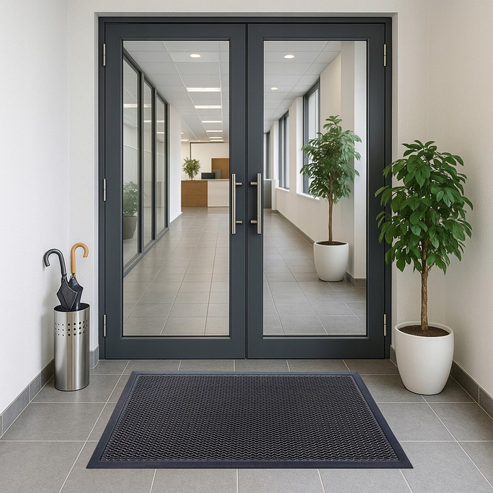 Wycieraczka siatka 3d pod drzwi do butów mata gumowa 60x90 gruba XL