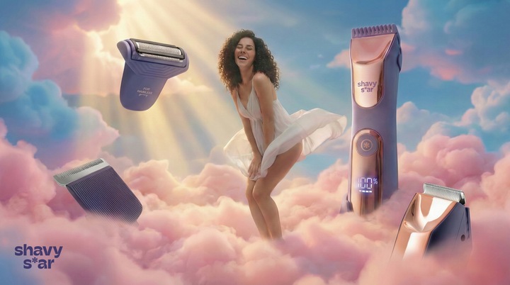 Golarka Damska Shavy Star MASZYNKA depilator trymer do ciała pach