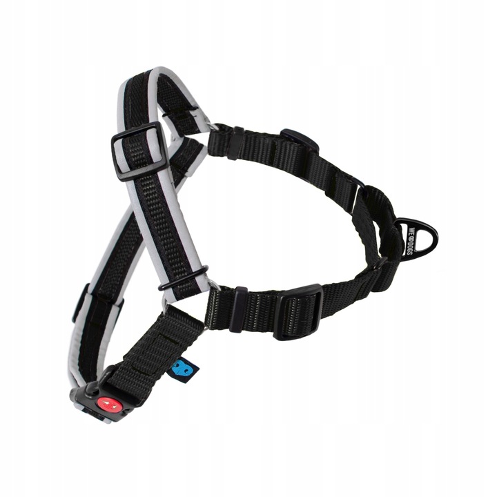 Szelki treningowe dla psa typu easy walk, ODBLASKI