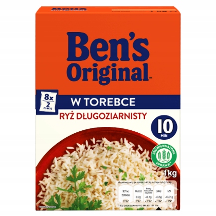 Ben's Original Ryż długoziarnisty w torebkach 1kg