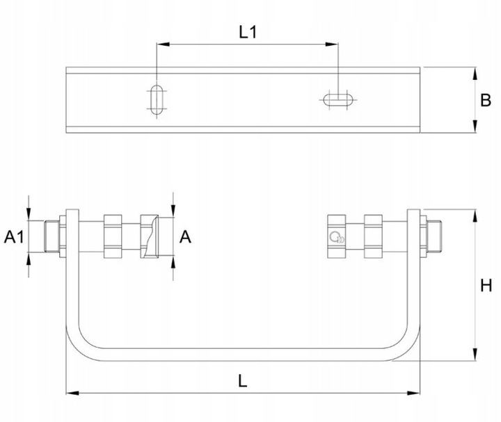 KONSOLA WODOMIERZA 3/4" DN15 ZESTAW PRZYŁĄCZENIOWY DO WODOMIERZA 3/4"
