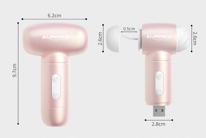 WIBRATOR MASAŻER 3W1 SSĄCY LIŻĄCY INTYMNY STYMULATOR USB