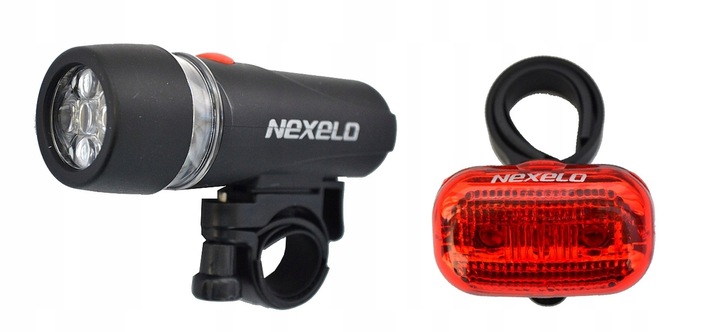 Lampka rowerowa przednia i tylna lampki do roweru przód tył zestaw lampek