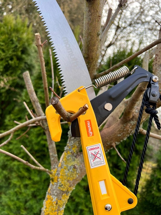 PIŁA TELESKOPOWA Z SEKATOREM NA TRZONKU 3,75m 375cm DO GAŁĘZI 2w1