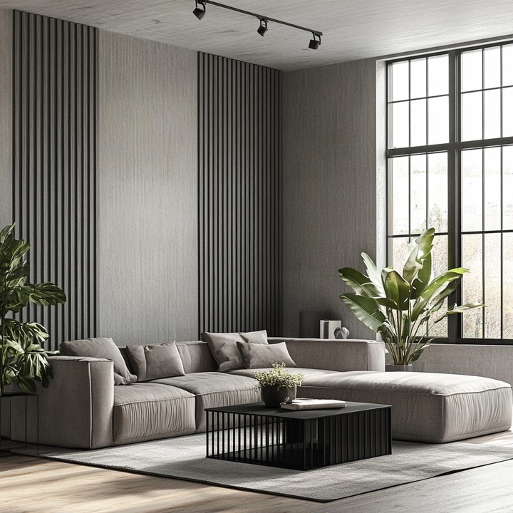 Lamele Ścienne na Płycie 275x58cm Panele Dekoracyjne 3D DĄB WOTAN i