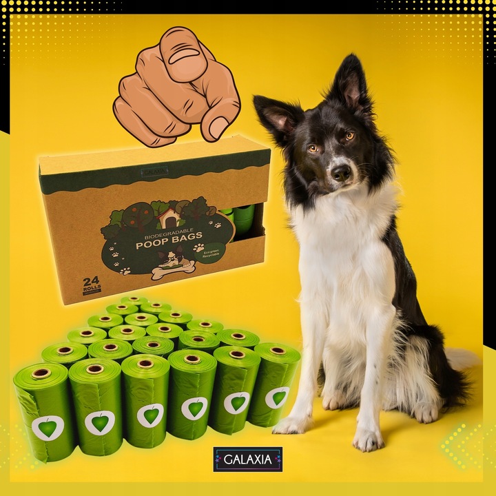 WORECZKI Na Psie Odchody BIODEGRADOWALNE Worki na Kupy BIO + ETUI 360 sztuk