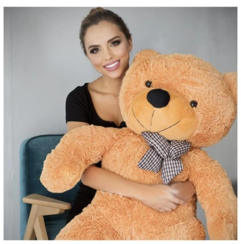 DUŻY MIŚ PLUSZOWY OGROMNY PLUSZAK GIGANT 130cm