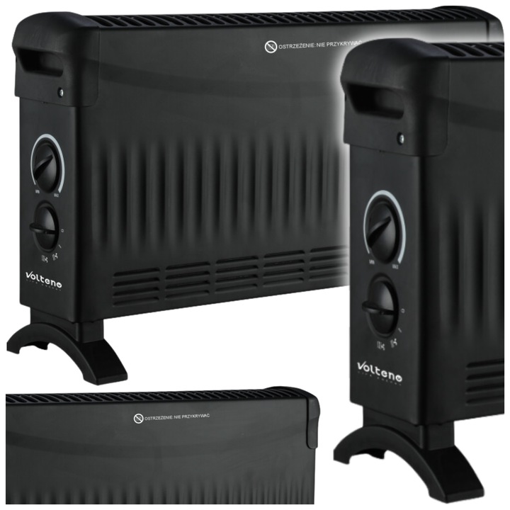 Grzejnik Elektryczny Konwektorowy 2000W Termostat Nawiew