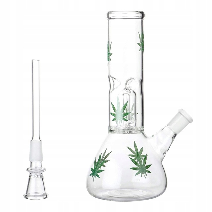 Fajka wodna bongo szklane ICE Don't Panic Leaf