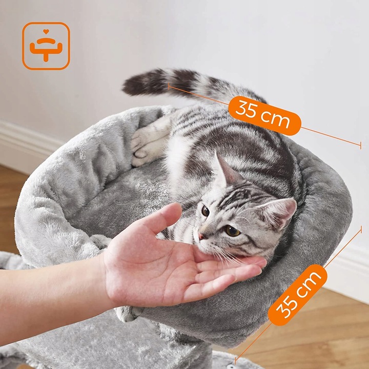 Drapak Dla Kota Duzy Legowisko Drapak z Domkiem Budka Drapaki 80cm