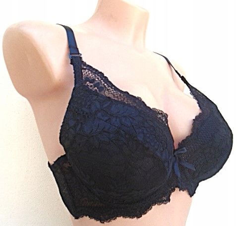 80-95 / biustonosz z push- up koronkowy 85C usztywniany kolory 8076