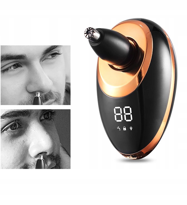 GOLARKA MĘSKA MASZYNKA ELEKTRYCZNA DO GOLENIA GŁOWY BRODY TRYMER 5W1