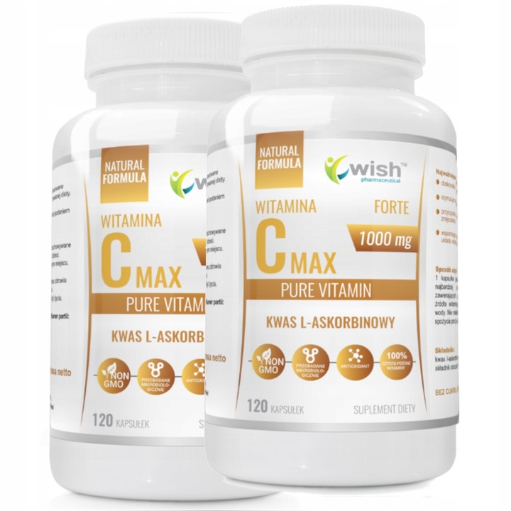 WITAMINA C 1000mg KWAS L-ASKORBINOWY C Max 240 szt