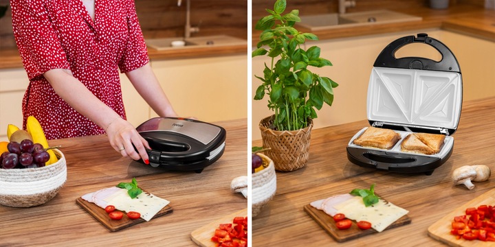Opiekacz do kanapek Teesa 800W grill gofry tosty