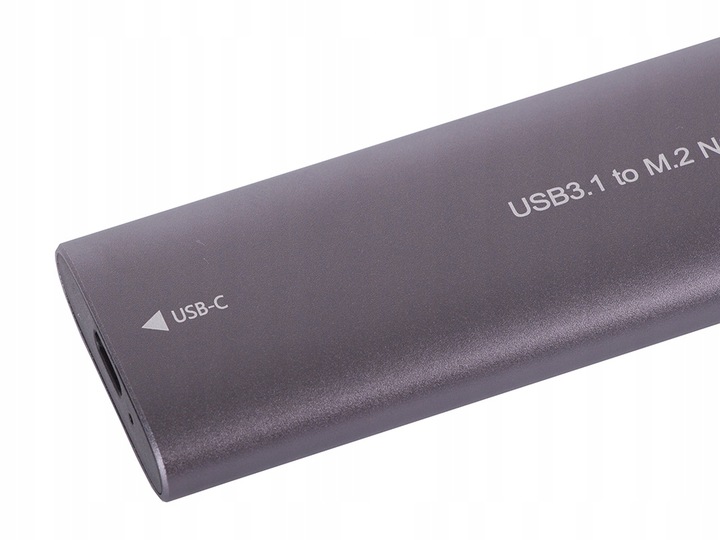 OBUDOWA ADAPTER DYSKU KIESZEŃ M.2 SATA NGFF USB 3.1 USB TYP-C
