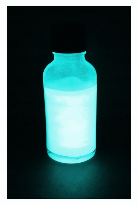 Farba świecąca w ciemności luminescencyjna fosforescencyjna NIEBIESKA 25ml