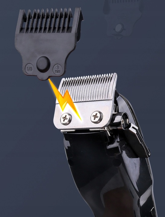 PROFESJONALNA BEZPRZEWODOWA MASZYNKA DO STRZYŻENIA WŁOSÓW BRODY FILKU