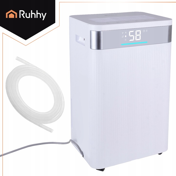 Osuszacz Powietrza 20L/24h Ruhhy WiFi Higrostat Timer Zbiornik 4,3l