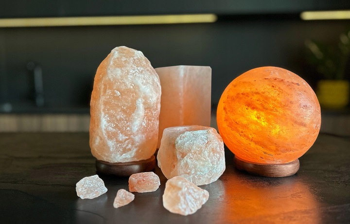 LAMPA SOLNA sól Himalajska 3-5 KG JONIZATOR Lampka Naturalna bryła z