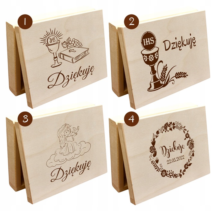 Podziękowanie dla Chrzestnych Dziadków Komunia Św